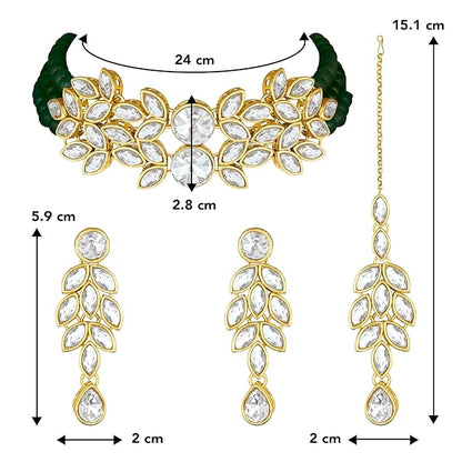 Pearl Necklace Bridal Crystal Set