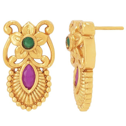 Artificial temple jewellery set with premium traditional look
