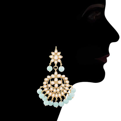 Bridal Kundan Jewellery Pearl Choker Set
