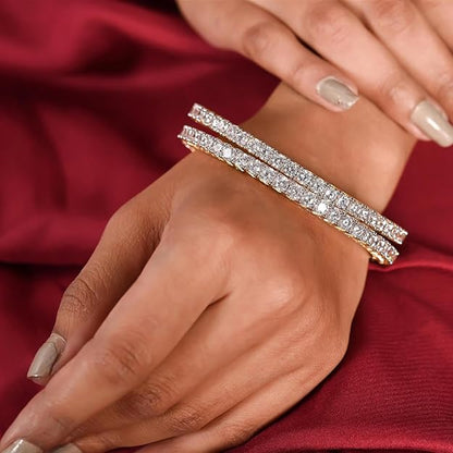 Gold Plated Bracelets Set