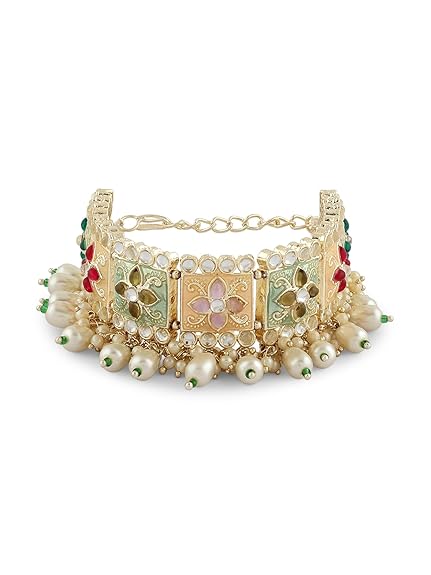 Kundan & Beads Ethnic Pearl Bracelet Wedding