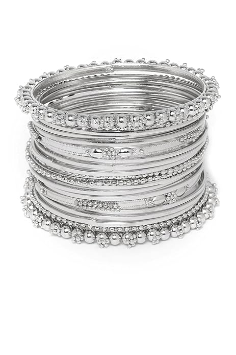 Oxidised bracelets with vintage inspired design