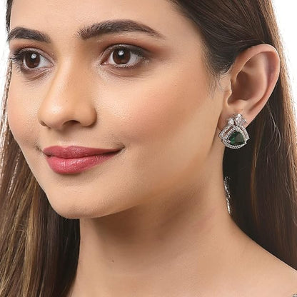 American diamond studs for elegant everyday wear