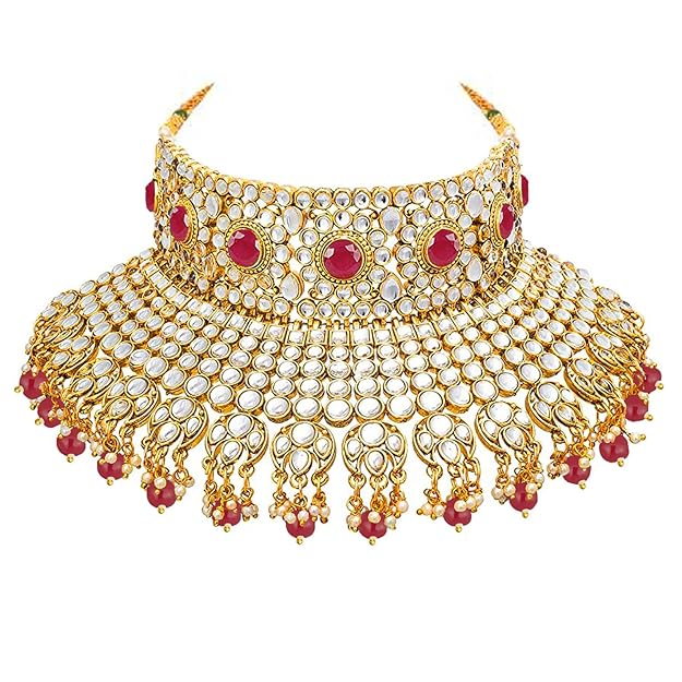 Bridal necklace and earring set for Indian weddings