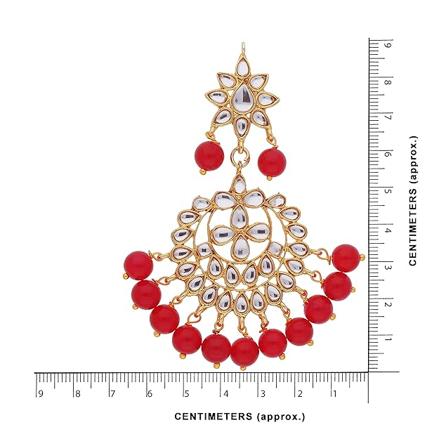 Designer bridal mang tika for Indian wedding jewelry