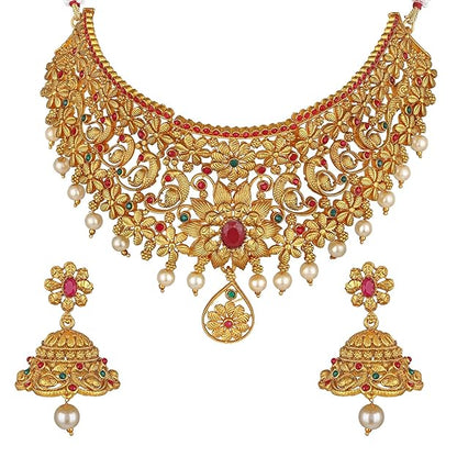 Antique Temple Jewellery Choker Set