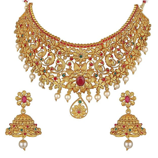 Antique Temple Jewellery Choker Set
