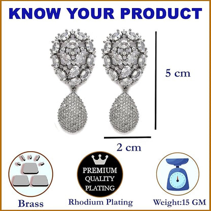 Drop earrings for women with elegant stylish design
