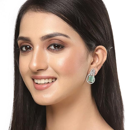 Diamond stud earrings with brilliant timeless sparkle