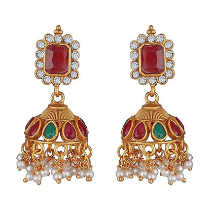 Gold temple jewellery set for marriage with elegant bridal finish