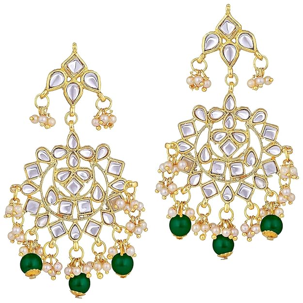 Kundan choker set with matching earrings