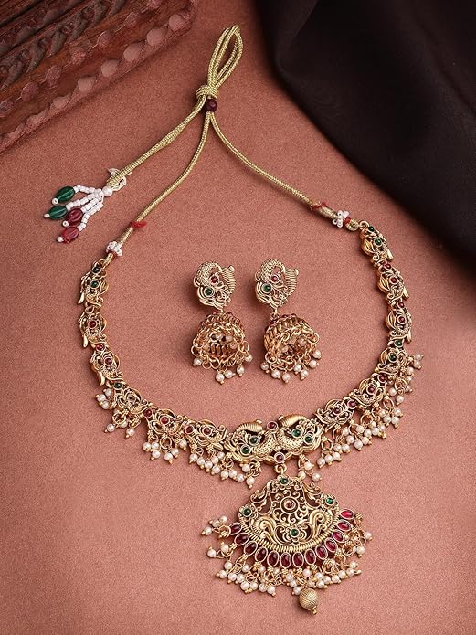 Bridal temple jewellery sets with grand festive appeal