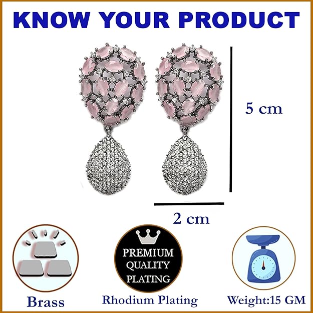 Drop earrings for women with elegant stylish design