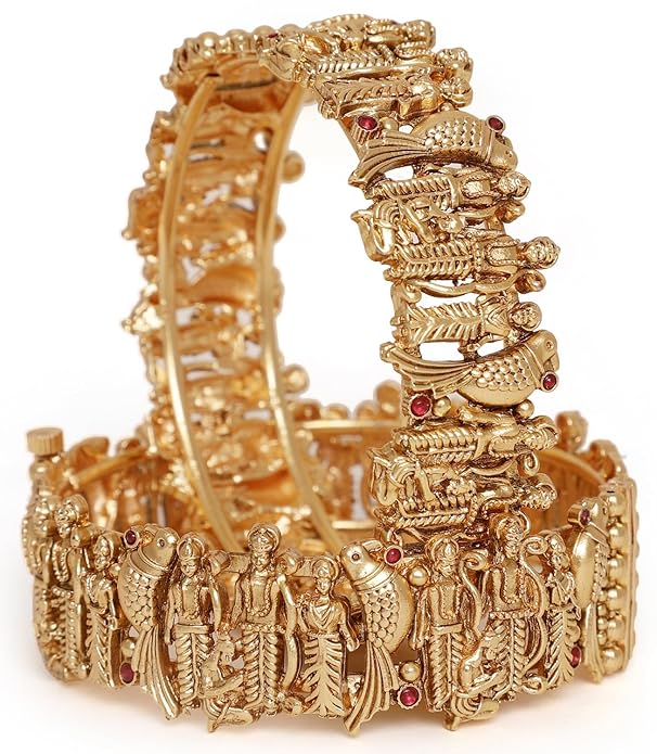 Lord Ram Sita Bangles | Set of 2