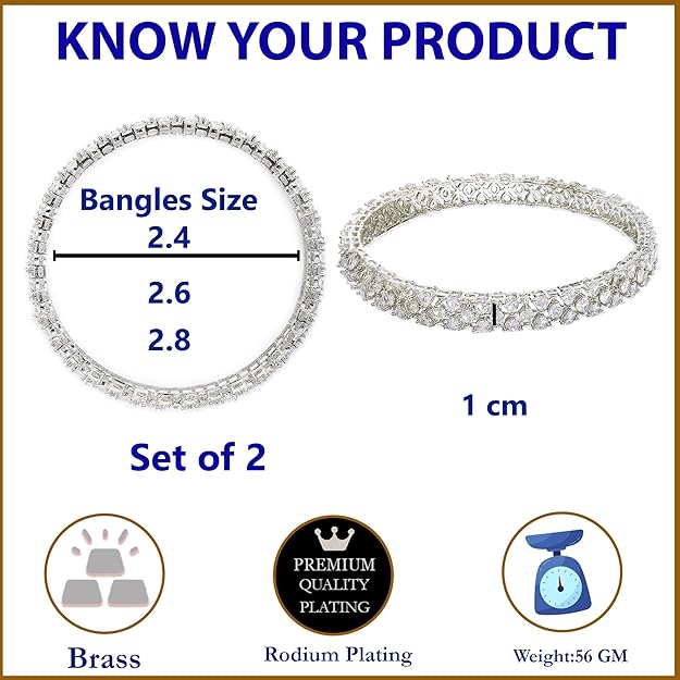 American diamond bracelets for weddings and parties