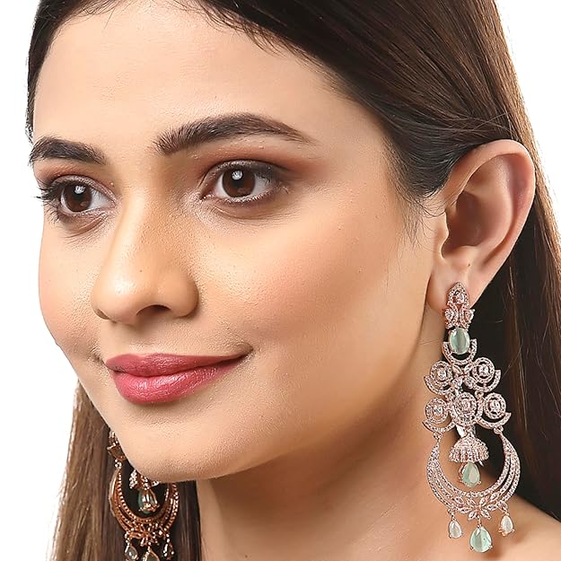 Diamond earrings that dangle with graceful movement