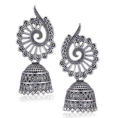 Chandbali Stylish Jhumkas Traditional Earrings Set of 4