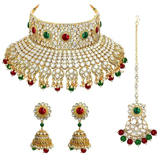 Bridal Necklace & Earring Kundan Set