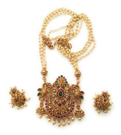 Temple jewellery set for wedding with elegant traditional look