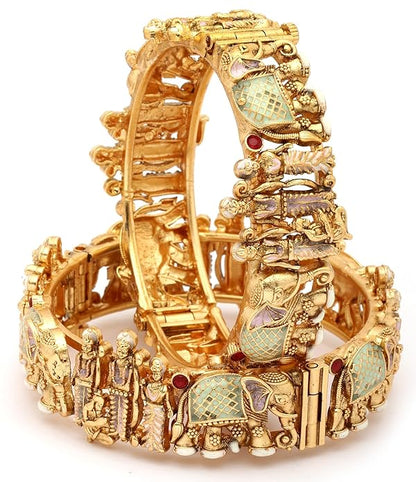 Meenakari Ram Parivar Bangles