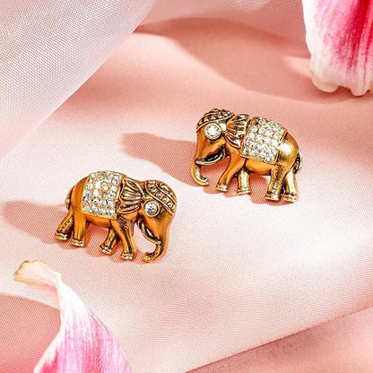Gold Plated Temple Jewellery Set