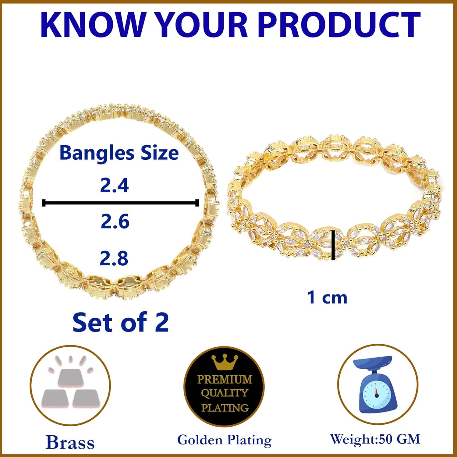 Silver plated bracelets with classic stylish design