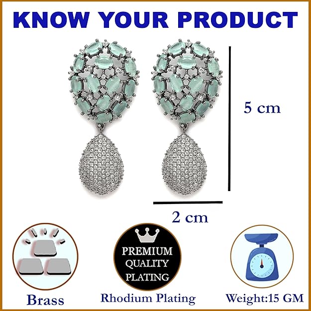 Drop earrings for women with elegant stylish design