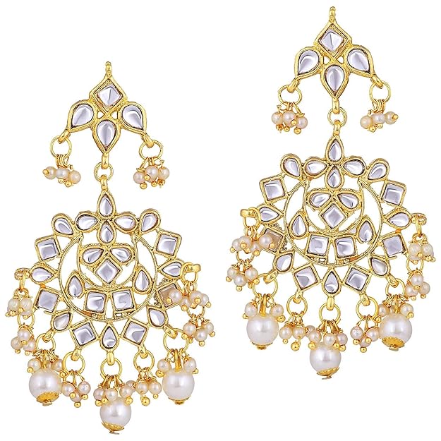 Kundan choker set with matching earrings