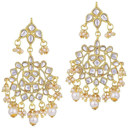 Kundan choker set with matching earrings