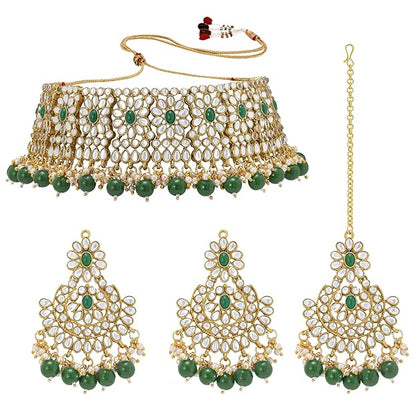 Necklace and Earring Set in Crystal and Faux Pearl Jewellery Gift Set for Women