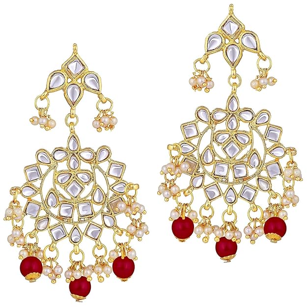 Kundan choker set with matching earrings