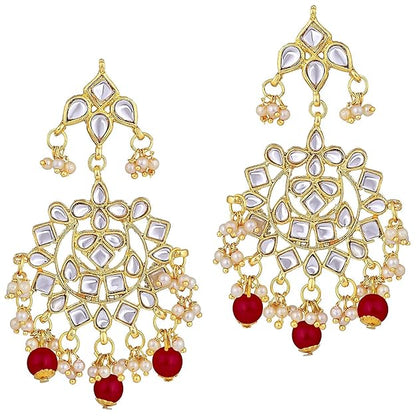 Kundan choker set with matching earrings