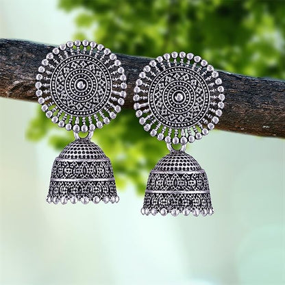 Chandbali Stylish Jhumkas Traditional Earrings Set of 12