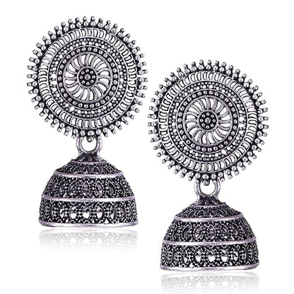 Chandbali Stylish Jhumkas Traditional Earrings Set of 4