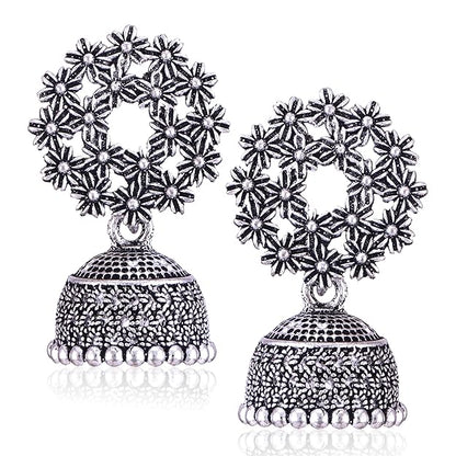 Chandbali Stylish Jhumkas Traditional Earrings Set of 4