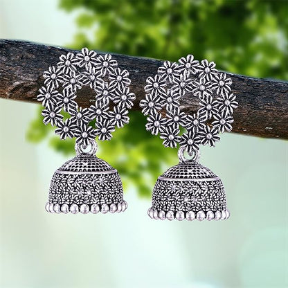 Chandbali Stylish Jhumkas Traditional Earrings Set of 4