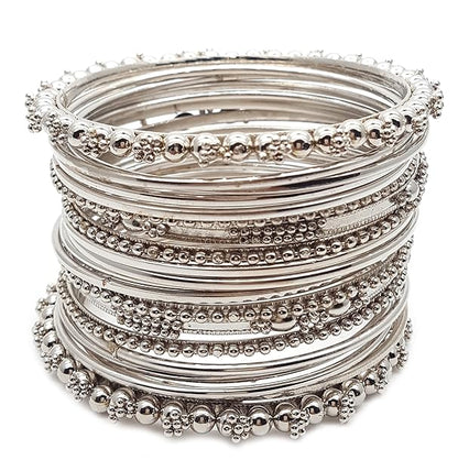 Oxidised Bracelets in Antique Look