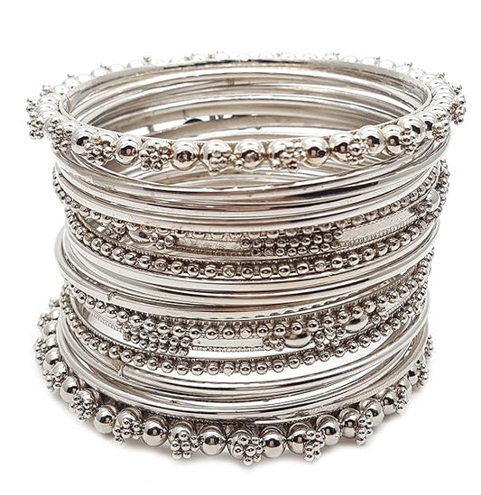 Oxidised Bracelets in Antique Look