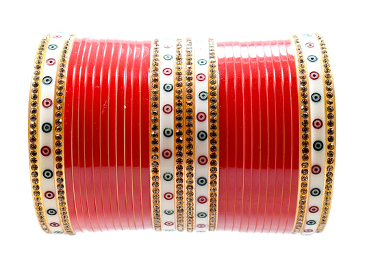 Limited Edition Red Bridal Punjabi Chuda/Chura Available at Very Cheapest Price for Womens & Girls