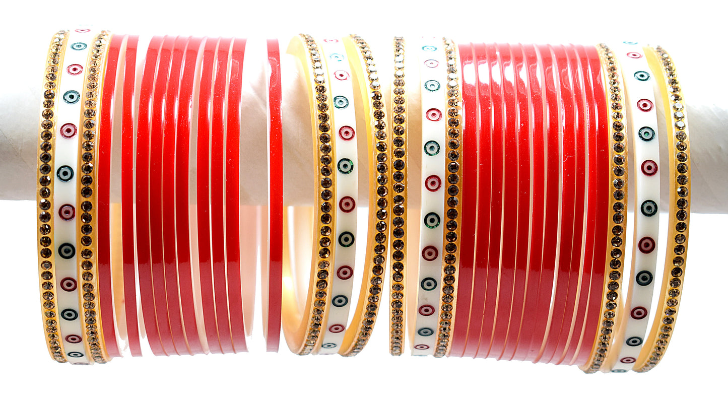 Limited Edition Red Bridal Punjabi Chuda