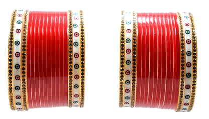 Limited Edition Red Bridal Punjabi Chuda