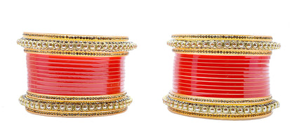 Gold Plated & Pearl Chuda Set for Women