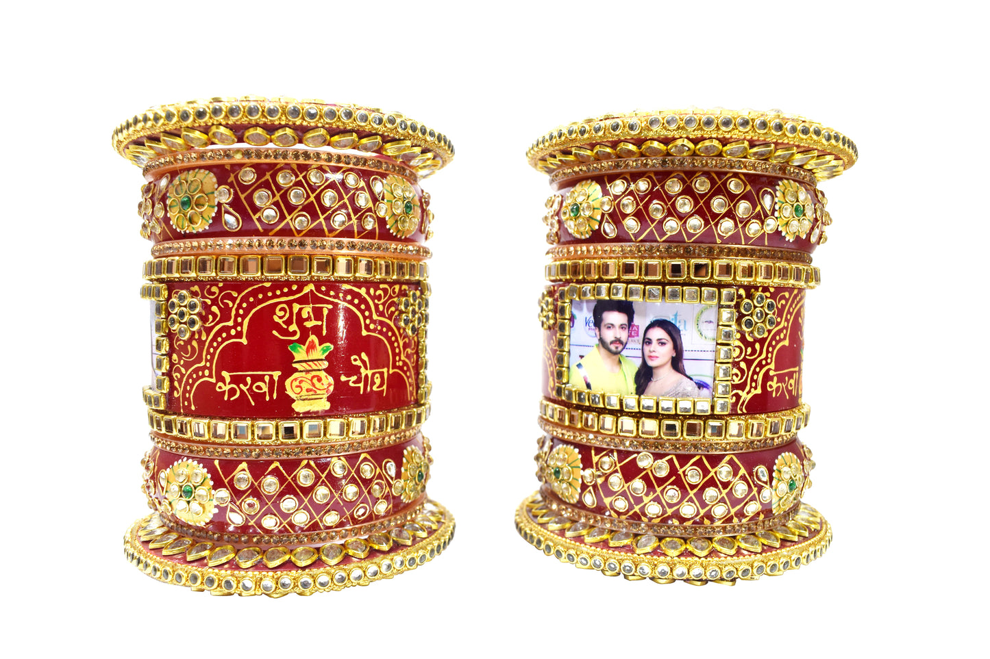 Premium Limited Edition Karwachauth Special Personalized Chuda With Couple Photo #Karwachauth Special For Women/Wife/Partner