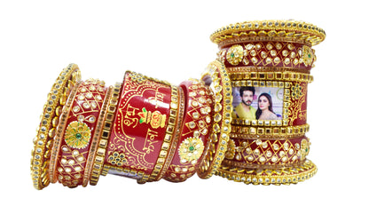 Premium Limited Edition Karwachauth Special Personalized Chuda With Couple Photo #Karwachauth Special For Women/Wife/Partner