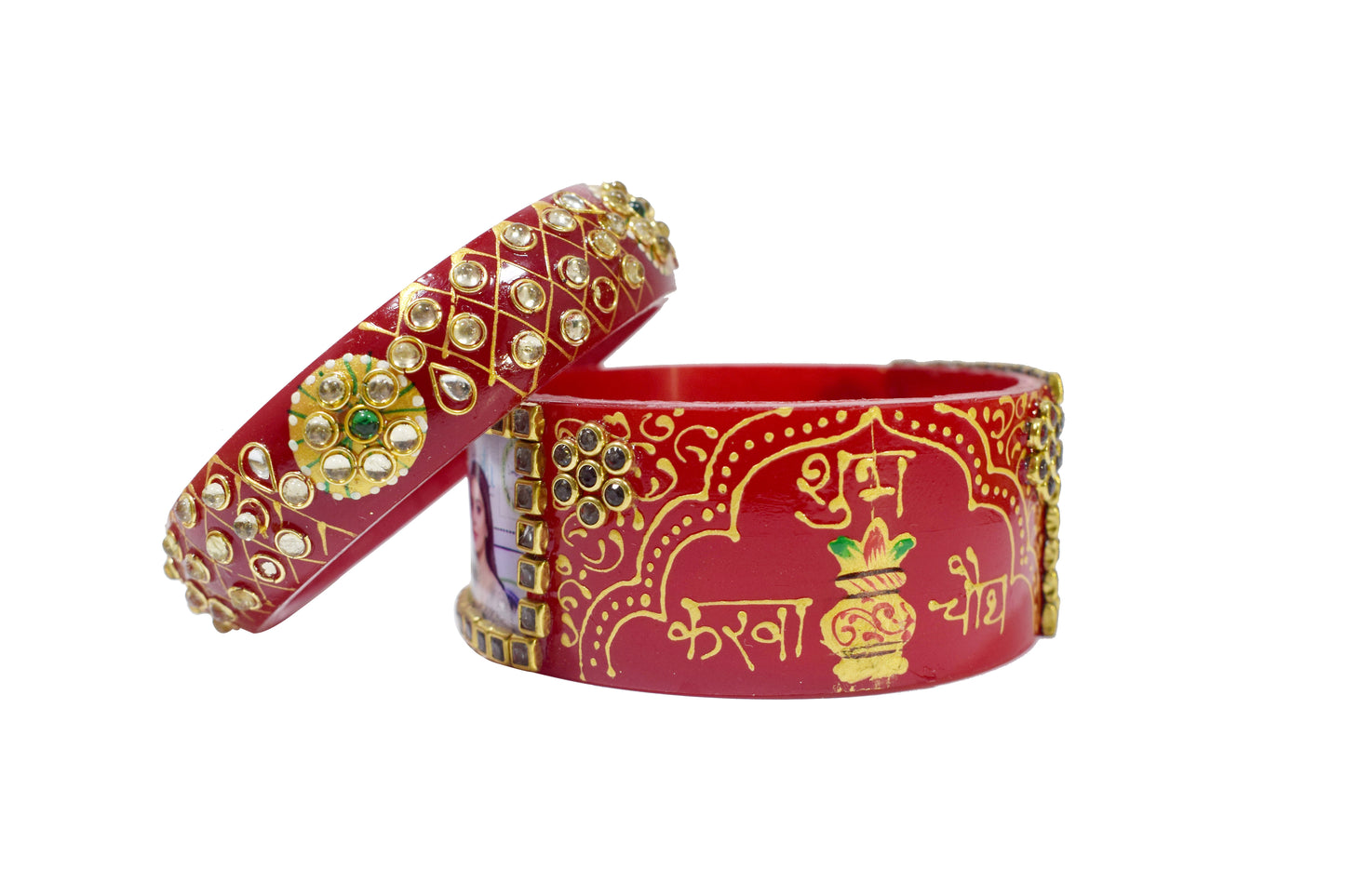 Premium Limited Edition Karwachauth Special Personalized Chuda With Couple Photo #Karwachauth Special For Women/Wife/Partner