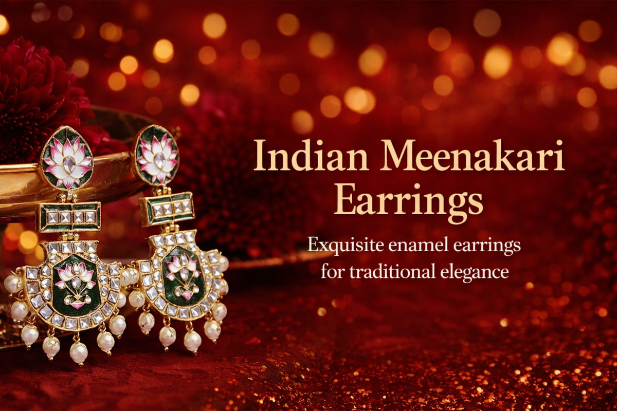 Meenakari Earrings