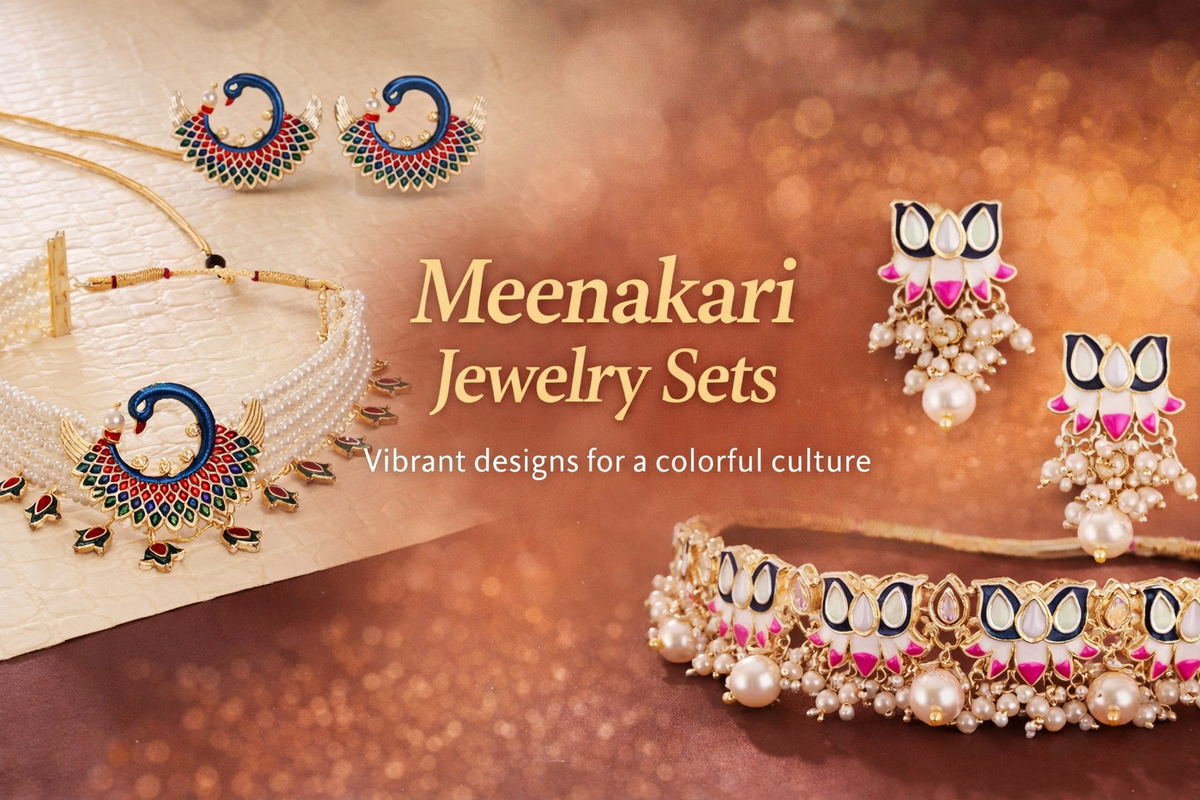 Meenakari Jewelry Set