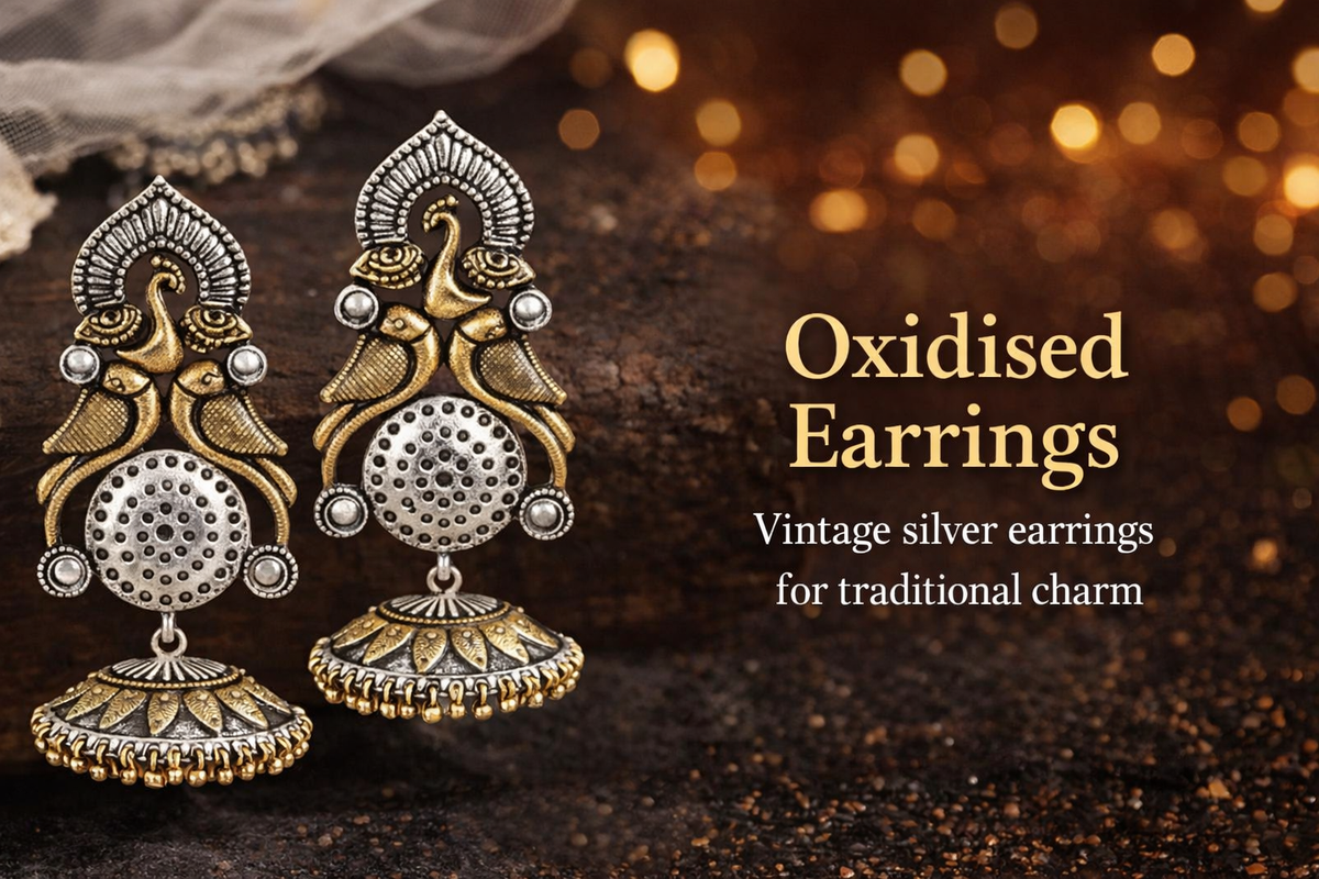 Oxidised Earrings