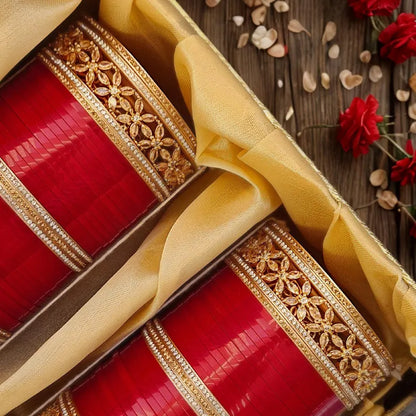 Red Punjabi Bridal Chura