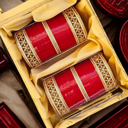 Red Punjabi Bridal Chura